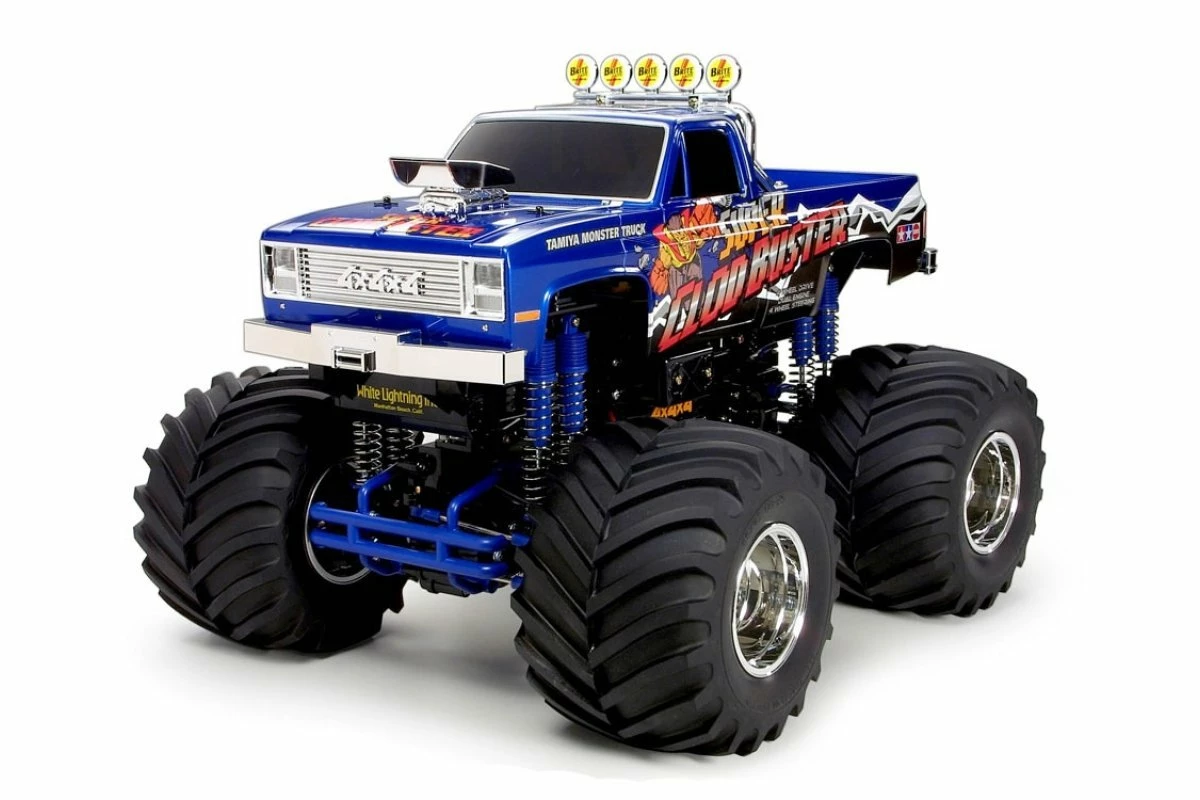 47432 | Tamiya 1/10 Super Clod Buster 4WS Electric 4WD RC Monster Truck Kit - Black - Image 5