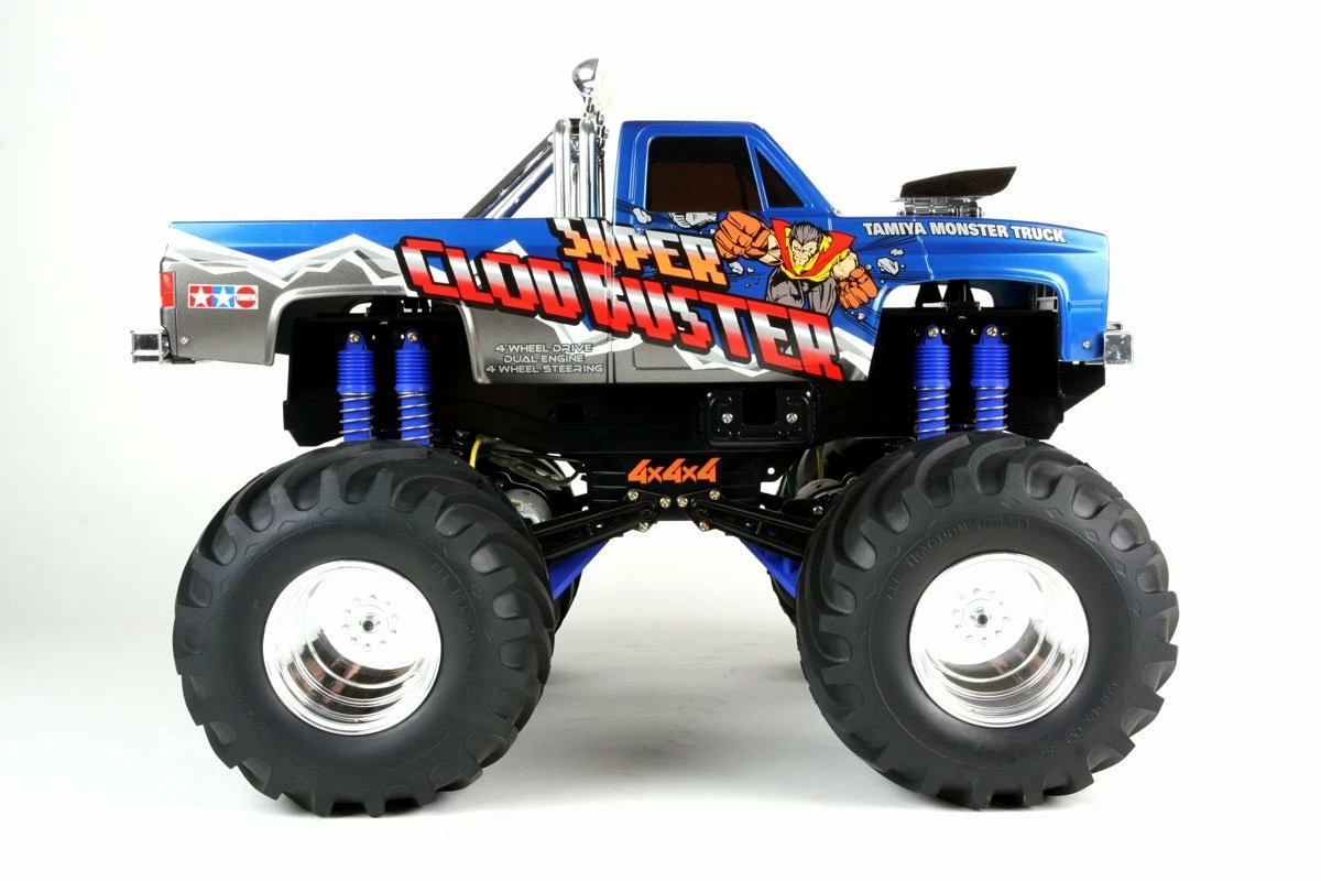 47432 | Tamiya 1/10 Super Clod Buster 4WS Electric 4WD RC Monster Truck Kit - Black - Image 9