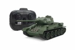 48216 | Tamiya 1/35 Russian M/T T-34-85 Scaled RC Tank Kit /w Controller