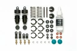 50746 | Tamiya Plastic C.V.A Super Mini Shock Kit 2Pcs W/ Shock Oil