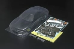51365 | Tamiya 1/10 Nissan R32 GT-R Unpainted Body Shell W/ Decals