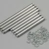 53301 | Tamiya Wild Willy Stainless Steel Suspension Pin Set W/ C-Clips