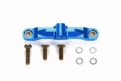 54575 | Tamiya TT-02 Blue Aluminium Steering Ackerman Plate W/ Bearings