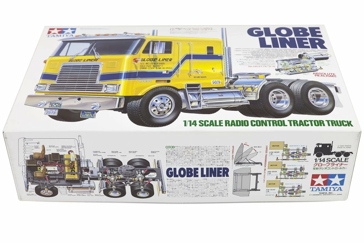 56304 | Tamiya 1/14 Globe Liner Scaled Truck Kit - Image 2