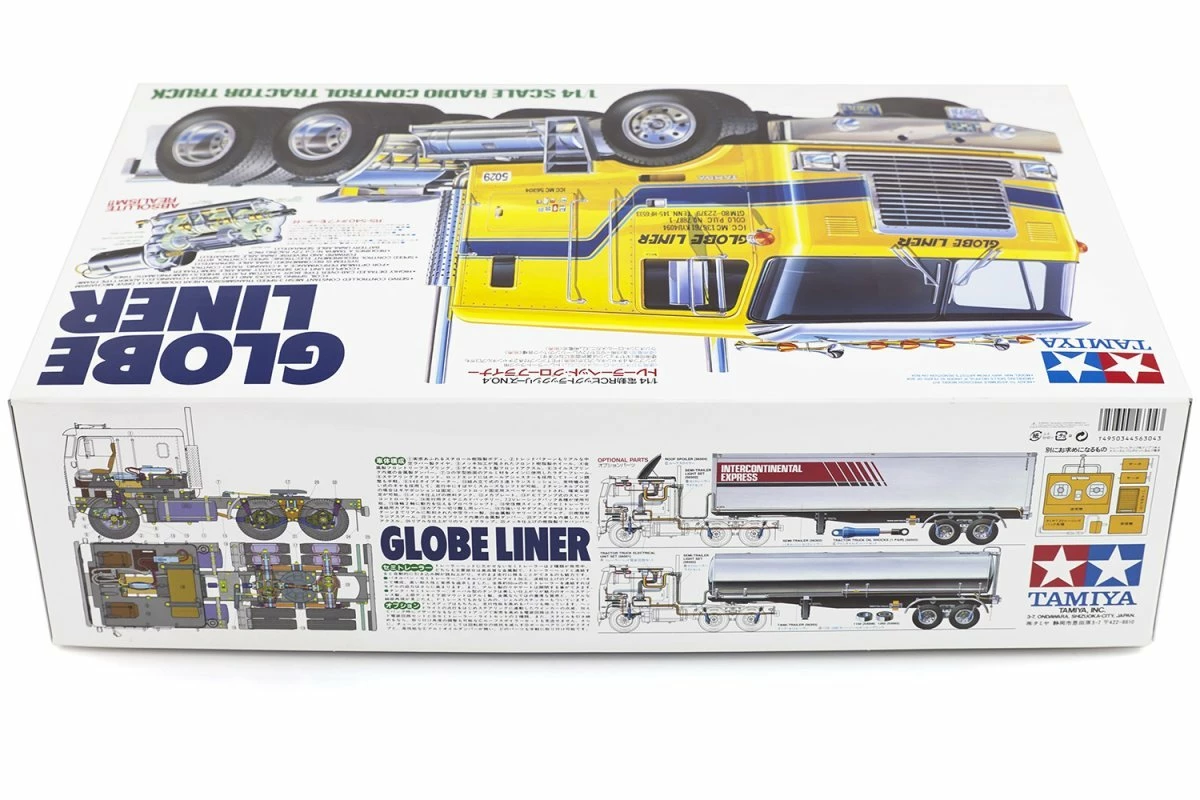 56304 | Tamiya 1/14 Globe Liner Scaled Truck Kit - Image 3
