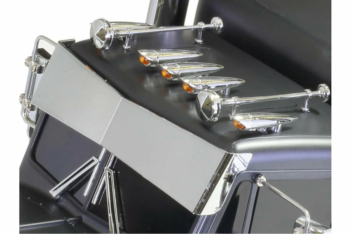 56356 | Tamiya 1/14 Grand Hauler Scaled Tractor Truck Kit - Black - Image 3