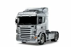 56364 | Tamiya 1/14 Scania R470 Highline Scaled Tractor Truck Kit - Silver Edition