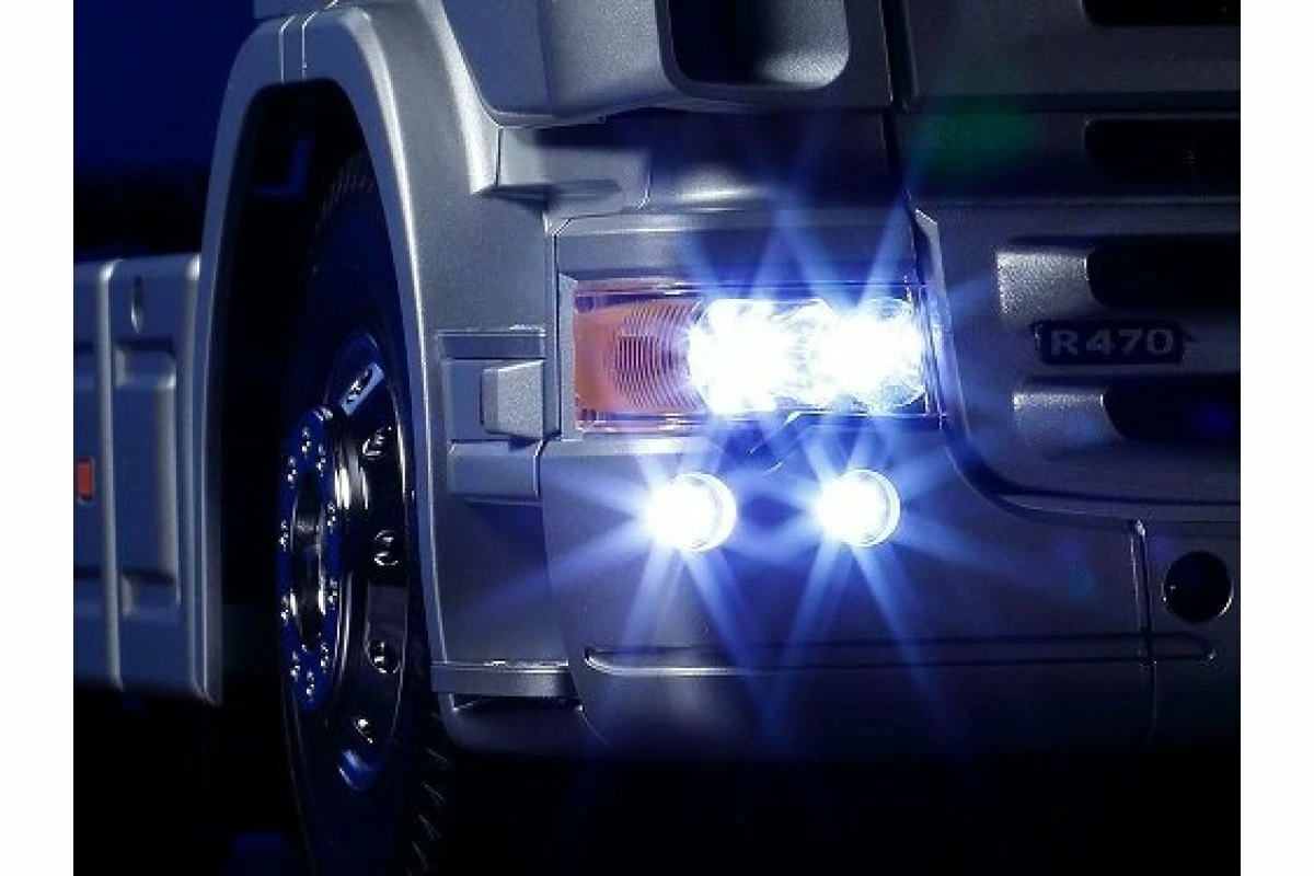 56364 | Tamiya 1/14 Scania R470 Highline Scaled Tractor Truck Kit - Silver Edition - Image 18