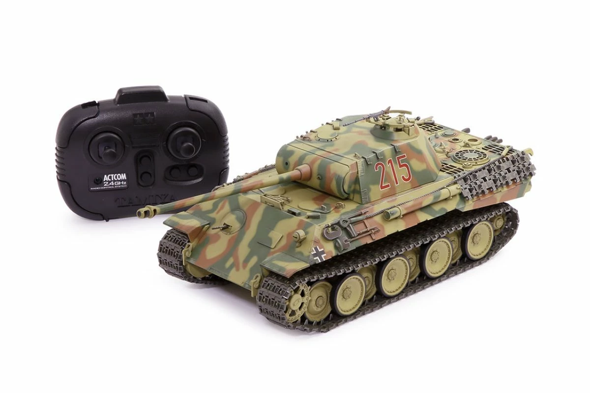 56605 | Tamiya 1/25 German Panther Ausf.A Scaled RC Tank Kit W/ Controller - Image 3