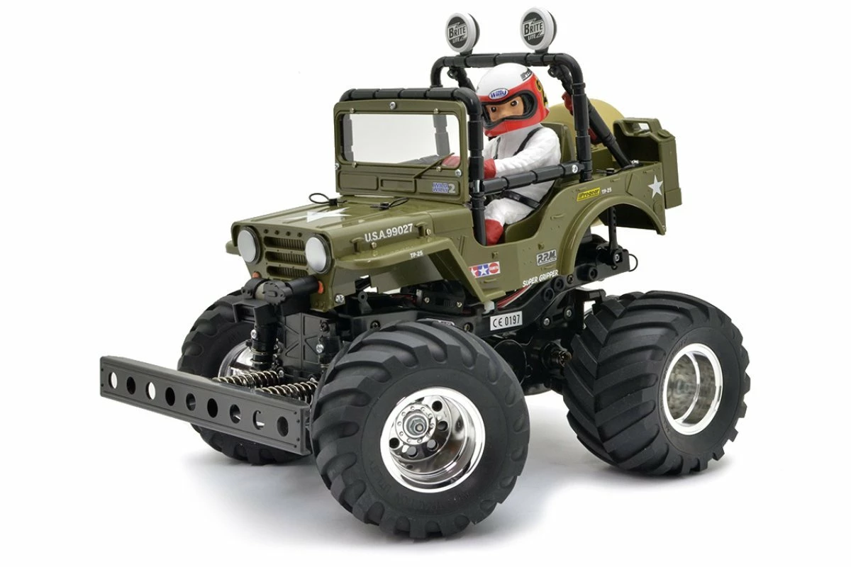 58242 | Tamiya 1/10 WR-02 Wild Willy 2 2WD Electric Off Road RC Monster Truck Kit