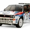 58570 | Tamiya 1/10 TT-02 Lancia Delta Integrale Electric On Road RC Car Kit