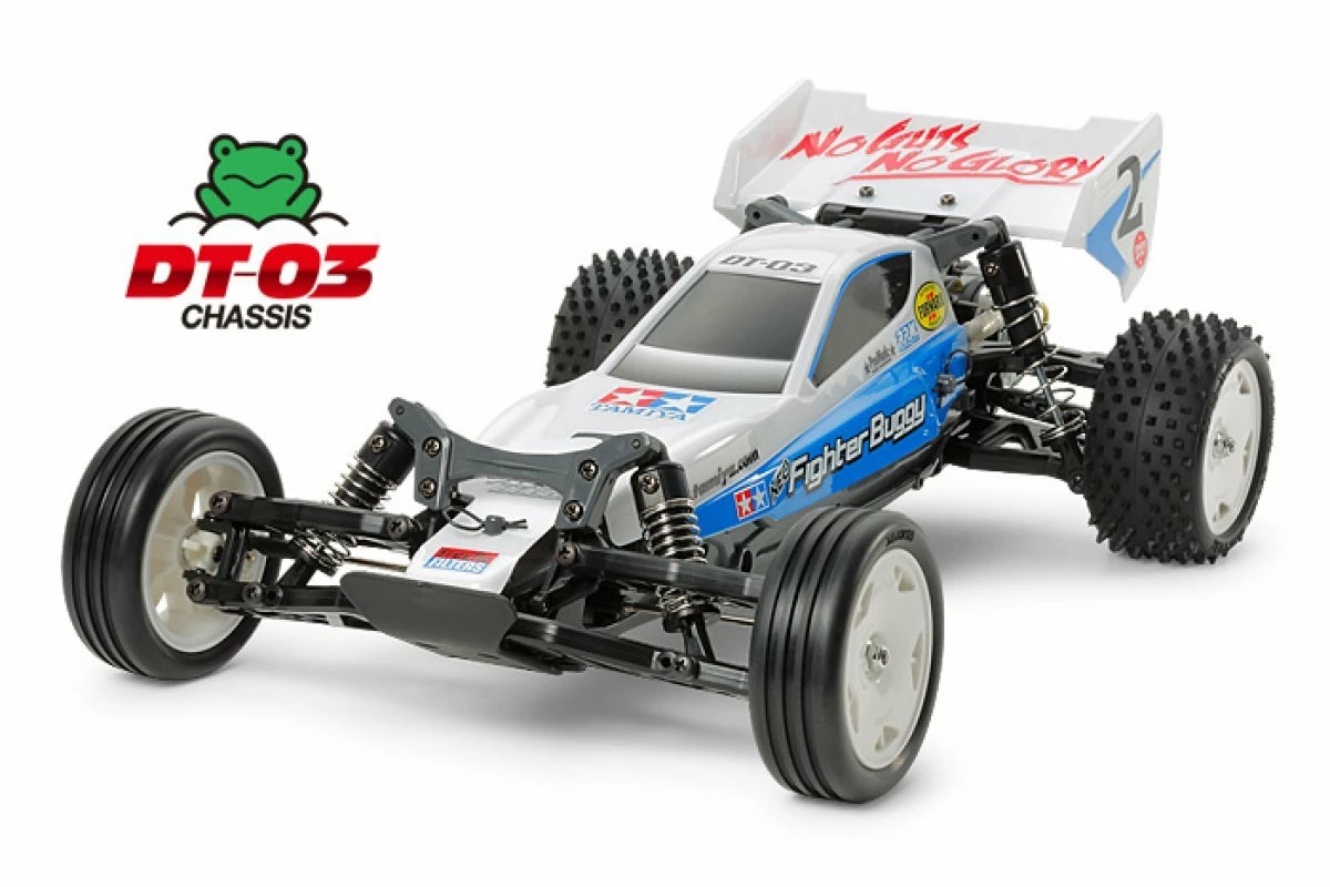 58587 | Tamiya 1/10 DT-03 Neo Fighter Buggy 2WD Electric Off Road RC Buggy Kit