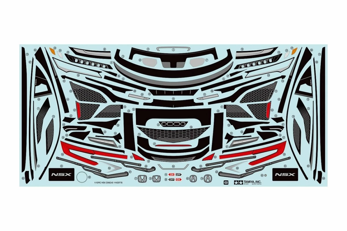 58634 | Tamiya 1/10 TT-02 NSX Electric On Road RC Car Kit - Image 6