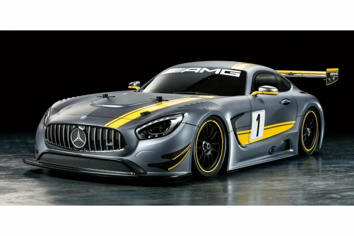 58639A | Tamiya 1/10 TT-02 Mercedes AMG GT3 Electric On Road RC Car Kit W/o ESC - Image 4