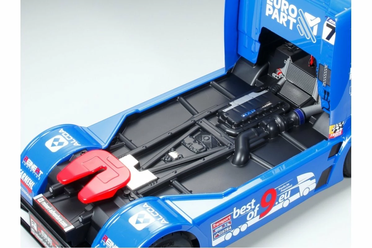 58642 | Tamiya 1/14 TT-01E Team Reinert Racing Man TGS Electric On Road RC Truck Kit - Image 6
