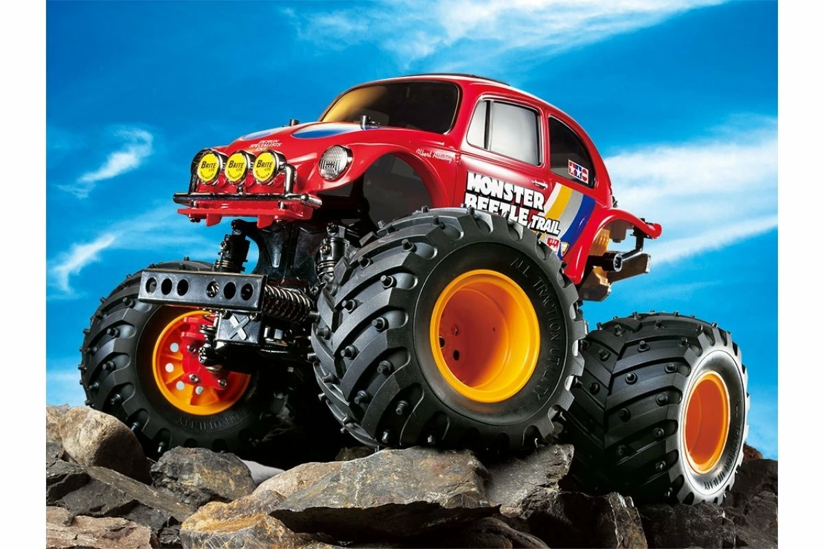 58672 | Tamiya 1/14 GF-01TR Monster Beetle Trail 4WD Electric RC Crawler Kit - Image 5