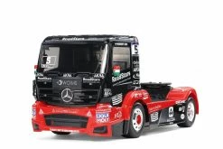 58683 | Tamiya 1/14 TT-01E Mercedes-Benz Actros MP4 MB Motorsport Electric On Road RC Truck Kit
