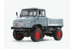 47465 | Tamiya 1/10 CC-02 Mercedes Benz Unimog 406 Series U900 Electric Off Road RC Rock Crawler Kit - Blue-Grey