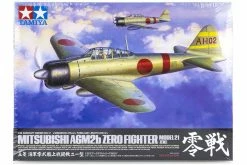 60317 | Tamiya 1/32 Mitsubishi A6M2B Zero Zeke Fighter Scaled Plastic Model Kit