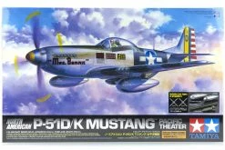 60323 | Tamiya 1/32 Boeing North American Pacific Theater P-51D/K Mustang Scaled Plastic Model Kit