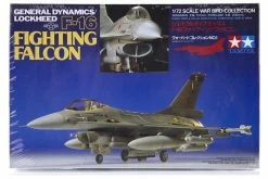 60701 | Tamiya 1/72 Lockheed Martin F-16 Fighting Falcon Jet Scaled Plastic Model Kit
