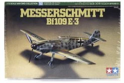 60750 | Tamiya 1/72 Messerschmitt Bf109 E-3 Fighter Scaled Plastic Model Kit