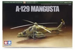 60758 | Tamiya 1/72 A-129 Mangusta Helicopter Scaled Plastic Model Kit