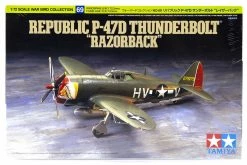 60769 | Tamiya 1/72 Republic P-47D Thunderbolt "Razorback" Scaled Plastic Model Kit