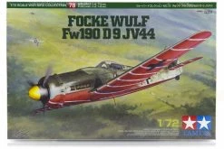 60778 | Tamiya 1/72 Focke-Wulf Fw190 D-9 JV44 Fighter Scaled Plastic Model Kit