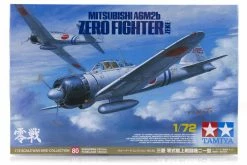 60780 | Tamiya 1/72 Mitsubishi A6M2b Zeke Zero Fighter Scaled Plastic Model Kit