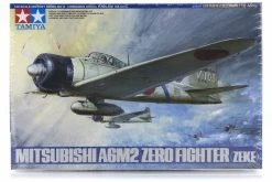 61016 | Tamiya 1/48 Mitsubishi A6M2 Zero Zeke Fighter Scaled Plastic Model Kit