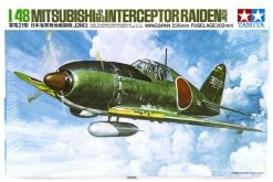 61018 | Tamiya 1/48 Mitsubishi J2M3 Interceptor Raiden (Jack) Scaled Plastic Model Kit