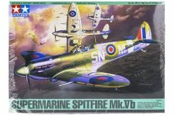 61033 | Tamiya 1/48 Supermarine Spitfire Mk.Vb Fighter Scaled Plastic Model Kit