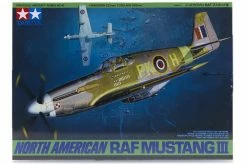 61047 | Tamiya 1/48 North American RAF Mustang III Fighter Scaled Plastic Model Kit