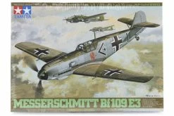 61050 | Tamiya 1/48 Messerschmitt Bf109 E3 Trop Fighter Scaled Plastic Model Kit