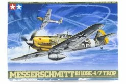 61063 | Tamiya 1/48 Messerschmitt Bf109 E-4/7 Trop Fighter Scaled Plastic Model Kit