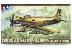 61073 | Tamiya 1/48 U.S.A.F Douglas A-1J Skyraider Scaled Plastic Model Kit