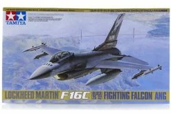 61101 | Tamiya 1/48 Lockheed Martin Block 25/32 F-16 C Fighting Falcon Ang Jet Scaled Plastic Model Kit