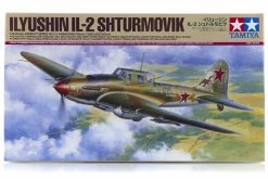 61113 | Tamiya 1/48 Ilyushin IL-2 Shturmovik Fighter Scaled Plastic Model Kit