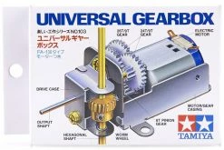 70103 | Tamiya Universal Gearbox Set W/ Motor