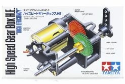 72002 | Tamiya High Efficiency High Speed Gear Box Set W/ Motor