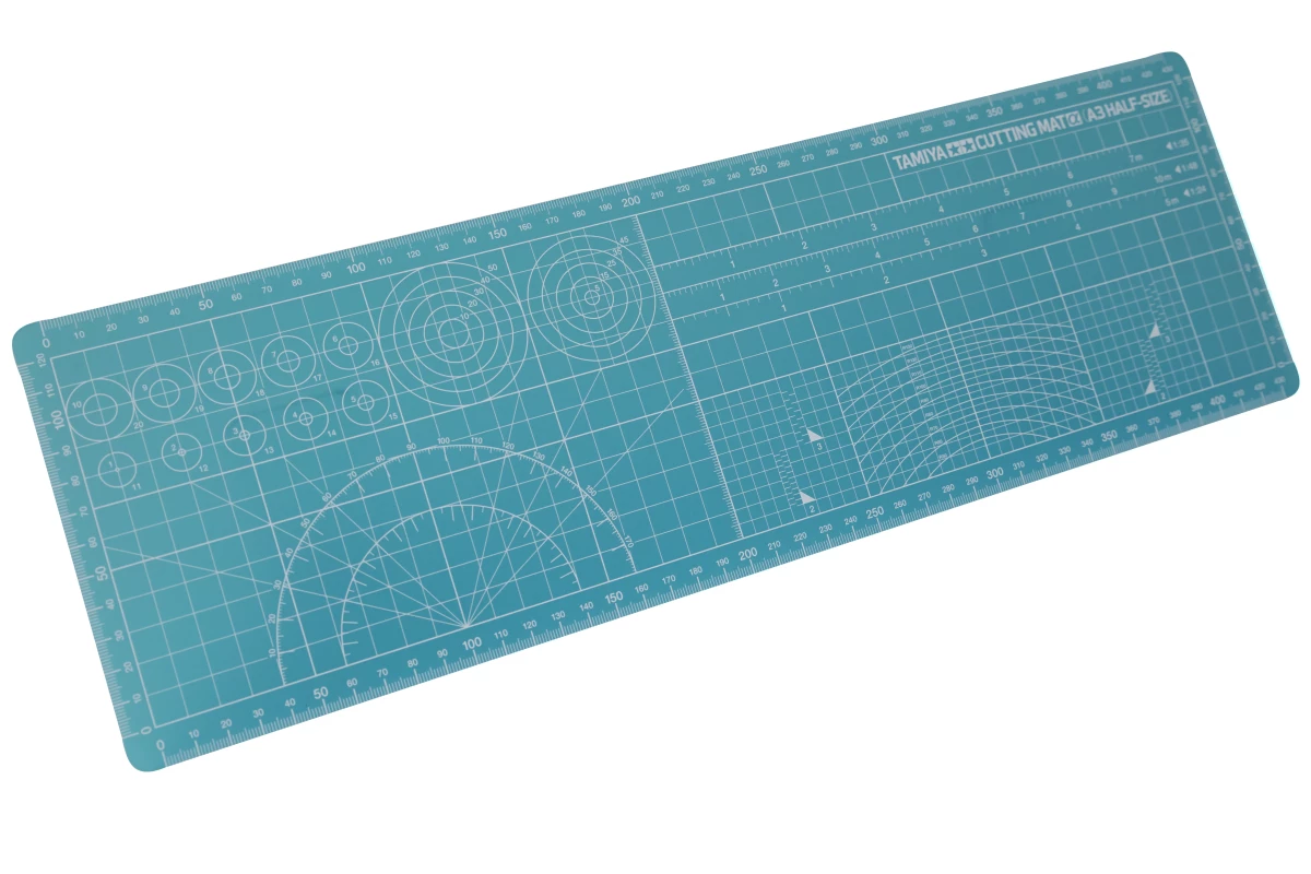 74144 | Tamiya Blue Cutting Mat A3 Size