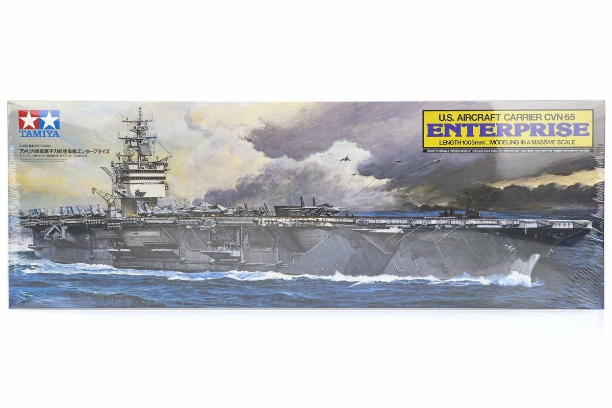78007 | Tamiya 1/350 U.S. Enterprise Aircraft Carrier CVN-65 Plastic Model Kit