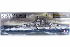 78013 | Tamiya 1/350 German Bismarck Battleship Scaled Plastic Model Kit