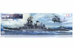78028 | Tamiya 1/350 U.S. BB-62 New Jersey Battleship Scaled Plastic Model Kit