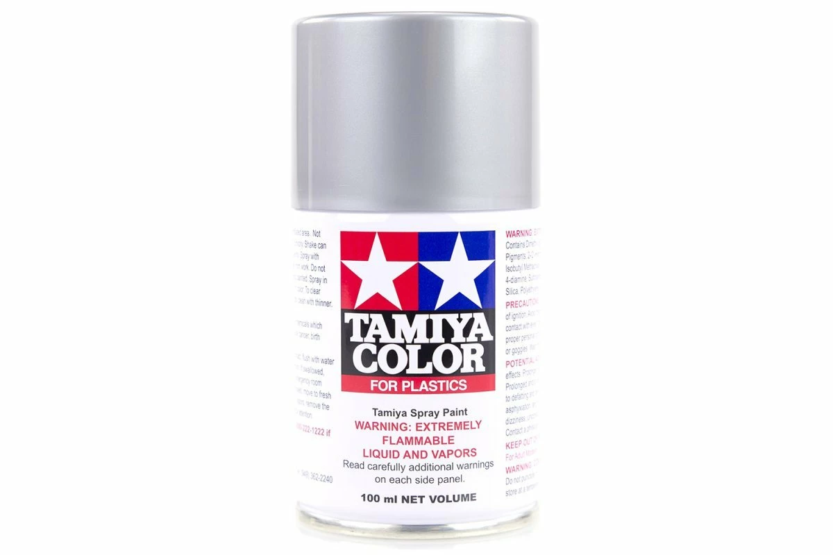 85017 | Tamiya TS-17 Gloss Aluminium Lacquer Spray Paint 100ml