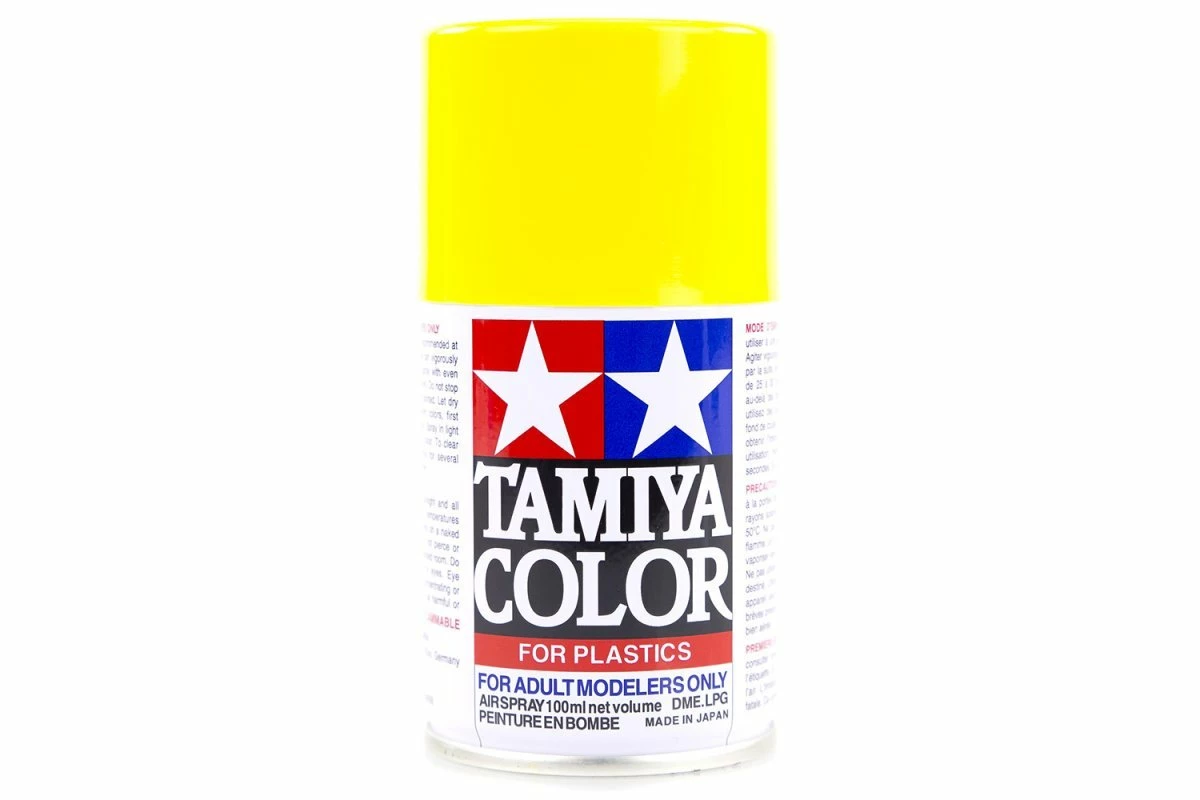 85047 | Tamiya TS-47 Chrome Yellow Lacquer Spray Paint 100ml