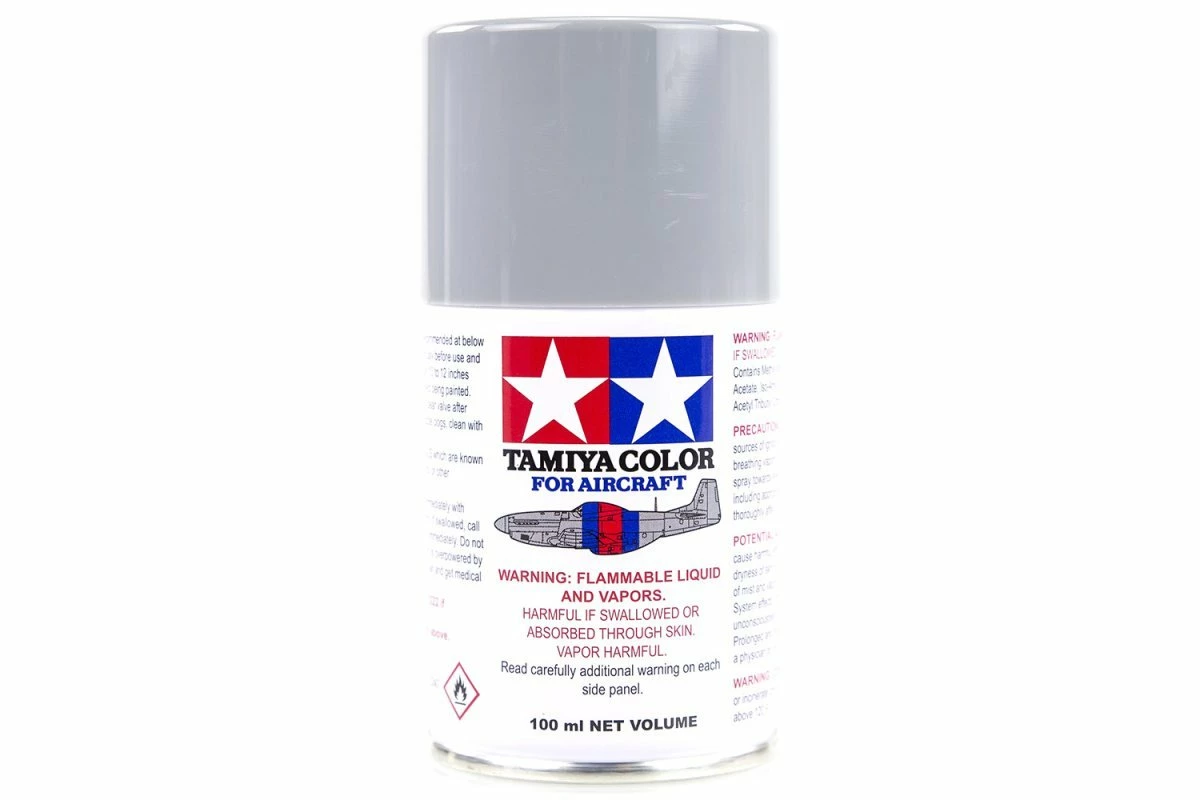 86507 | Tamiya AS-7 Neutral Grey (USAAF) Aircraft Series Spray Paint 100ml