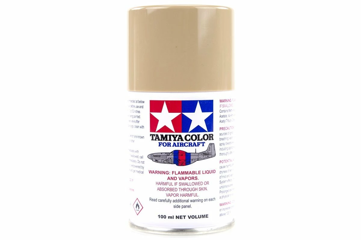 86515 | Tamiya AS-15 Tan (USAF) Aircraft Series Spray Paint 100ml