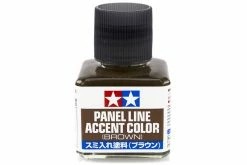 87132 | Tamiya Brown Panel Line Accent Colour Paint 40ml